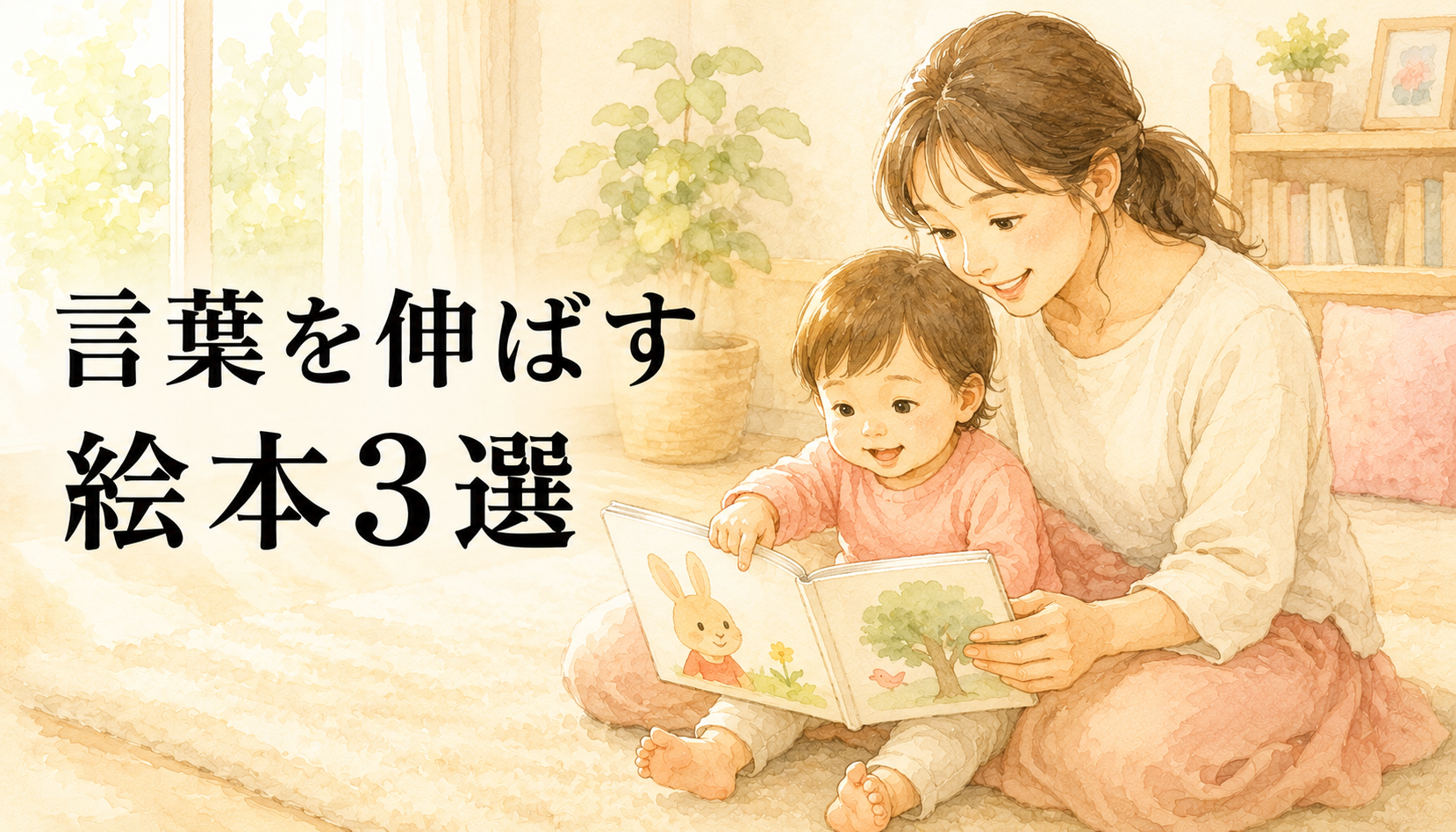 【現役ST直伝】言葉を伸ばす絵本3選＋実は絵本より大事なこと