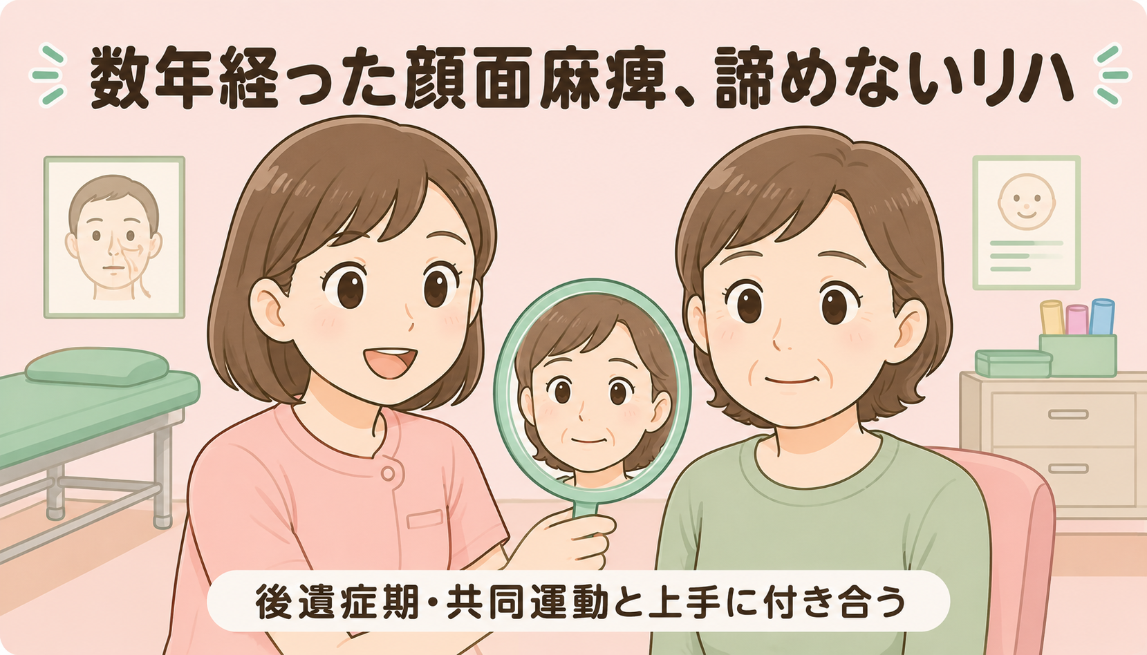 【現役ST解説】末梢性顔面麻痺、発症から数年経ったらリハビリどうする？｜後遺症期・共同運動と上手に付き合う
