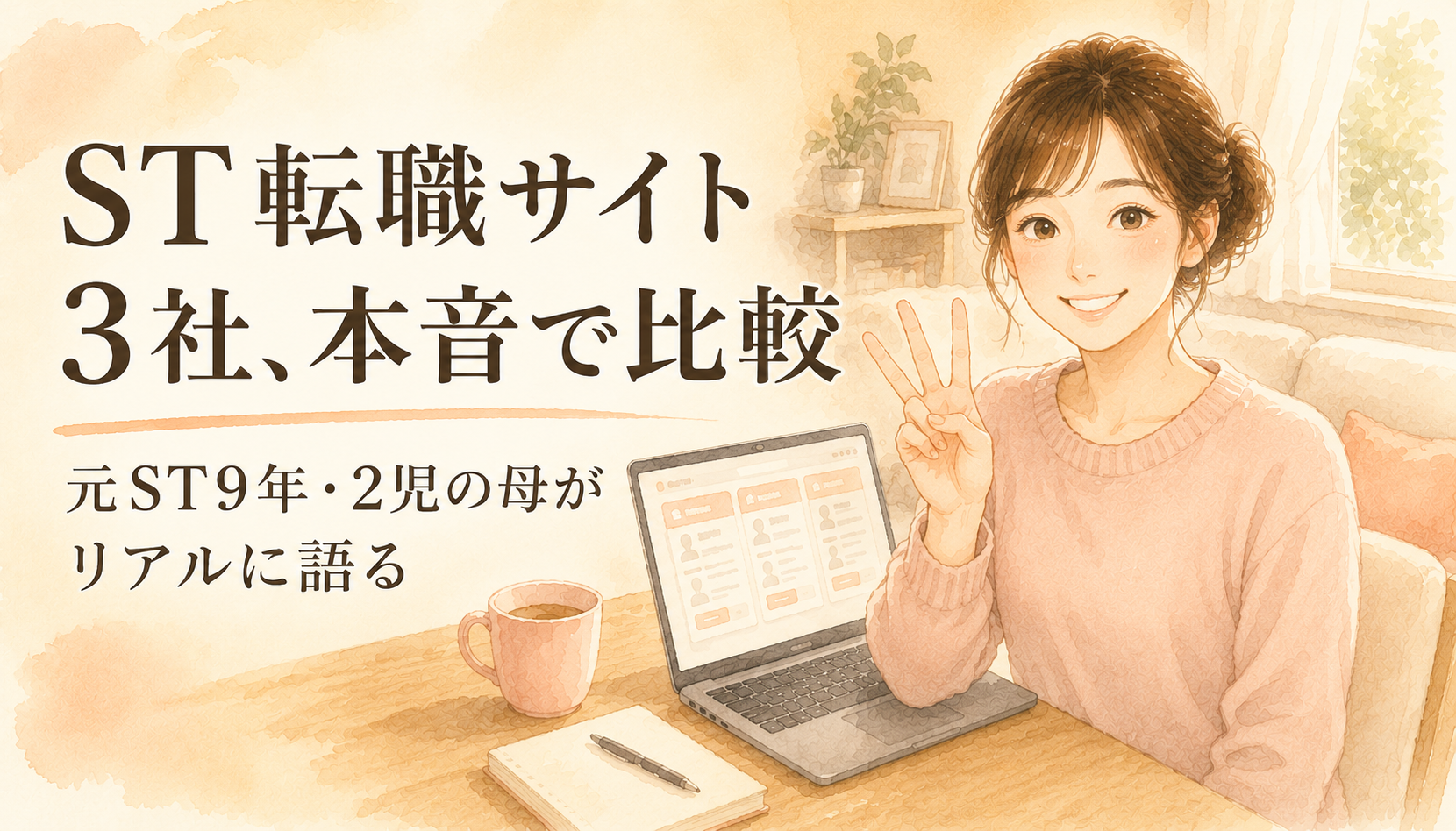 言語聴覚士の転職サイトおすすめ3社｜ST9年・現役ST・2児の母が本音で比較
