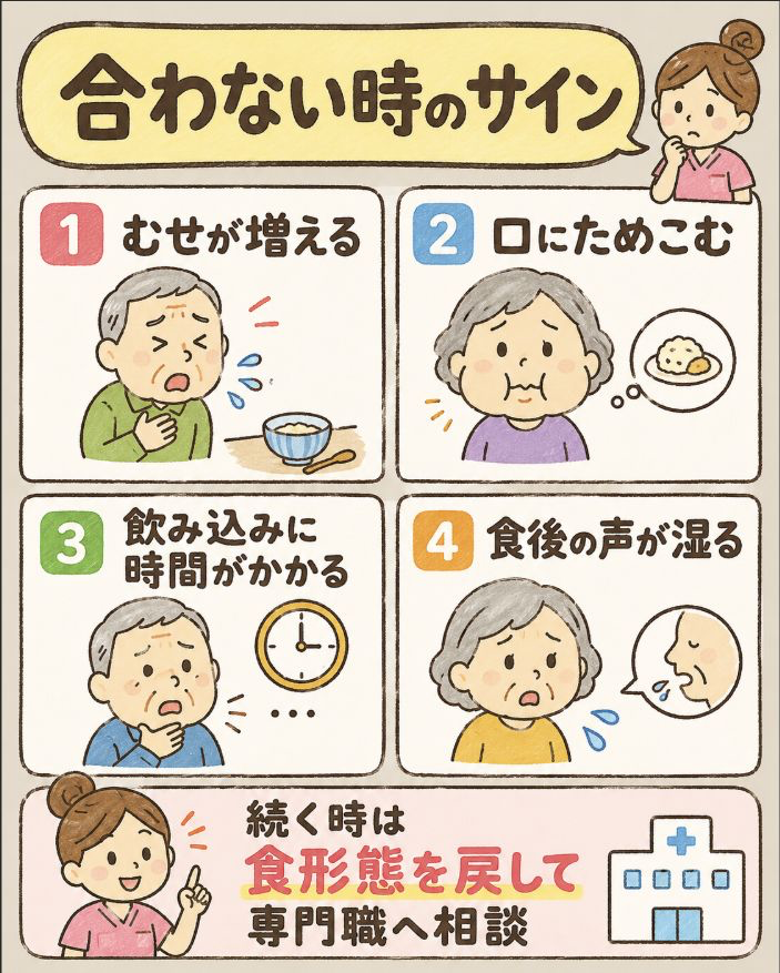 合わない時のサイン